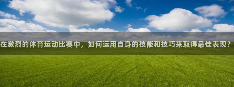 蜘蛛体育APP新发布.快速网.org：在激烈的体育运动比赛中，如何运用自身的技能和技巧来取得最佳表现？