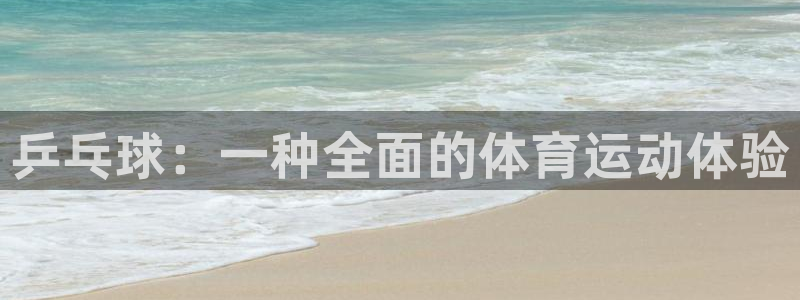蜘蛛体育比赛：乒乓球：一种全面的体育运动体验