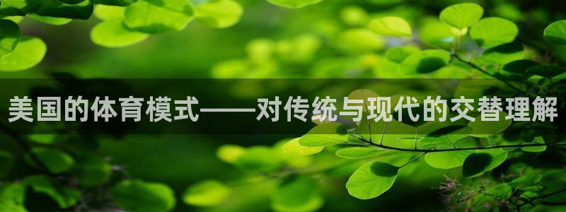 蜘蛛体育湖人：美国的体育模式——对传统与现代的交替理解